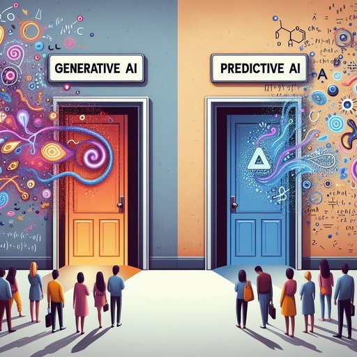 Generative vs Predictive AI Image